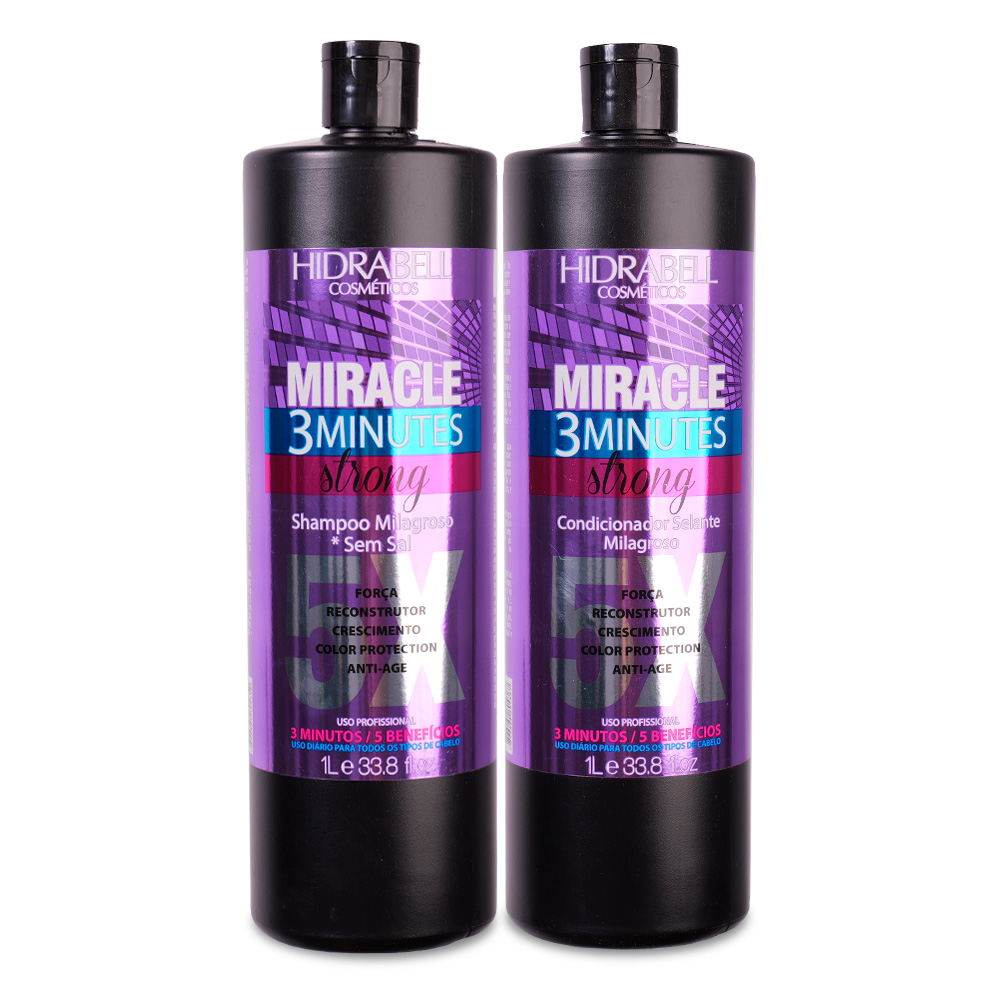 KIT SH/COND 1L MIRACLE - HIDRABELL