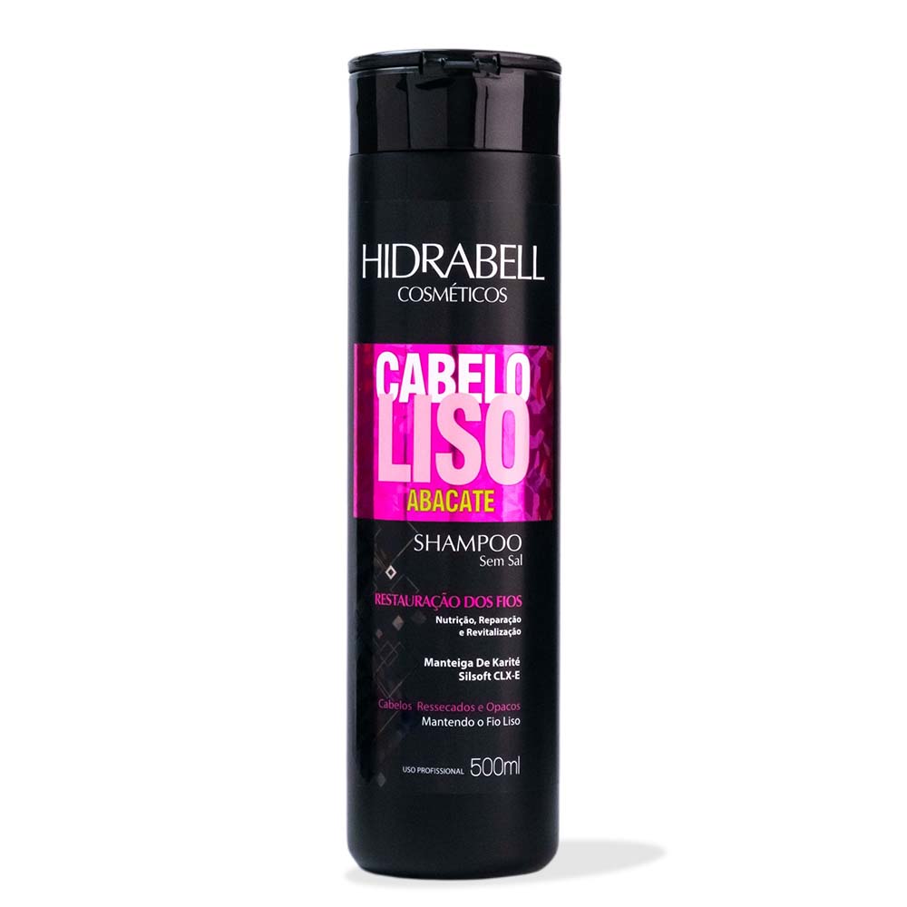 SH CABELO LISO ABACATE 500 ML - HIDRABELL