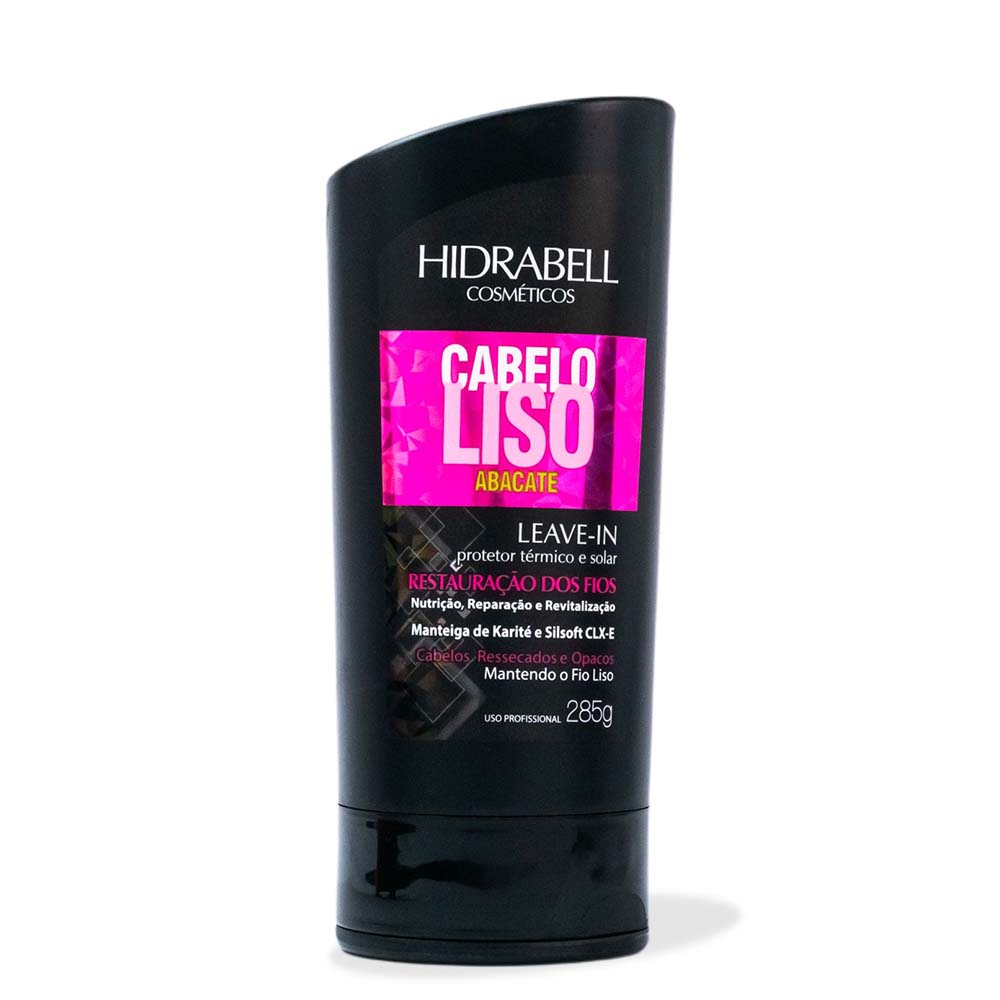 LEAVE-IN CABELO LISO ABACATE  285G - HIDRABELL
