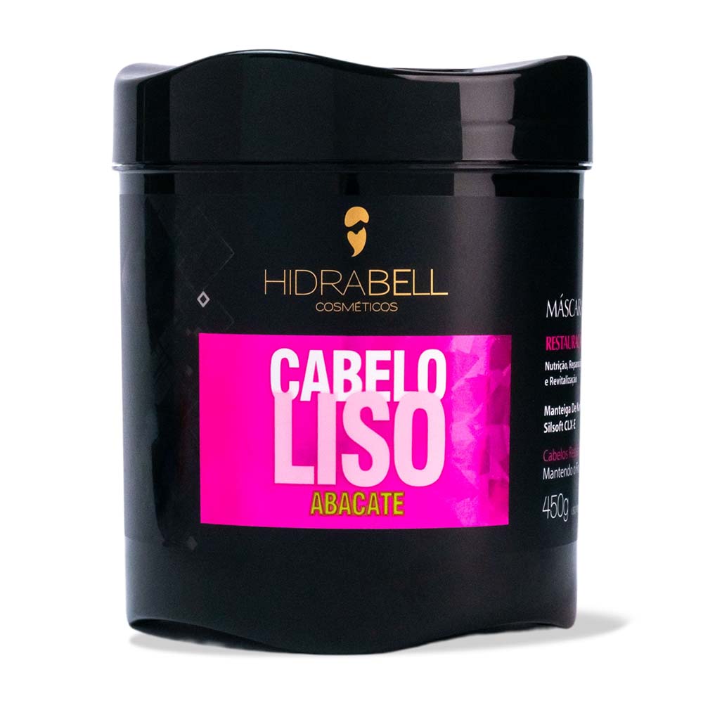 MASC CABELO LISO ABACATE 450G - HIDRABELL