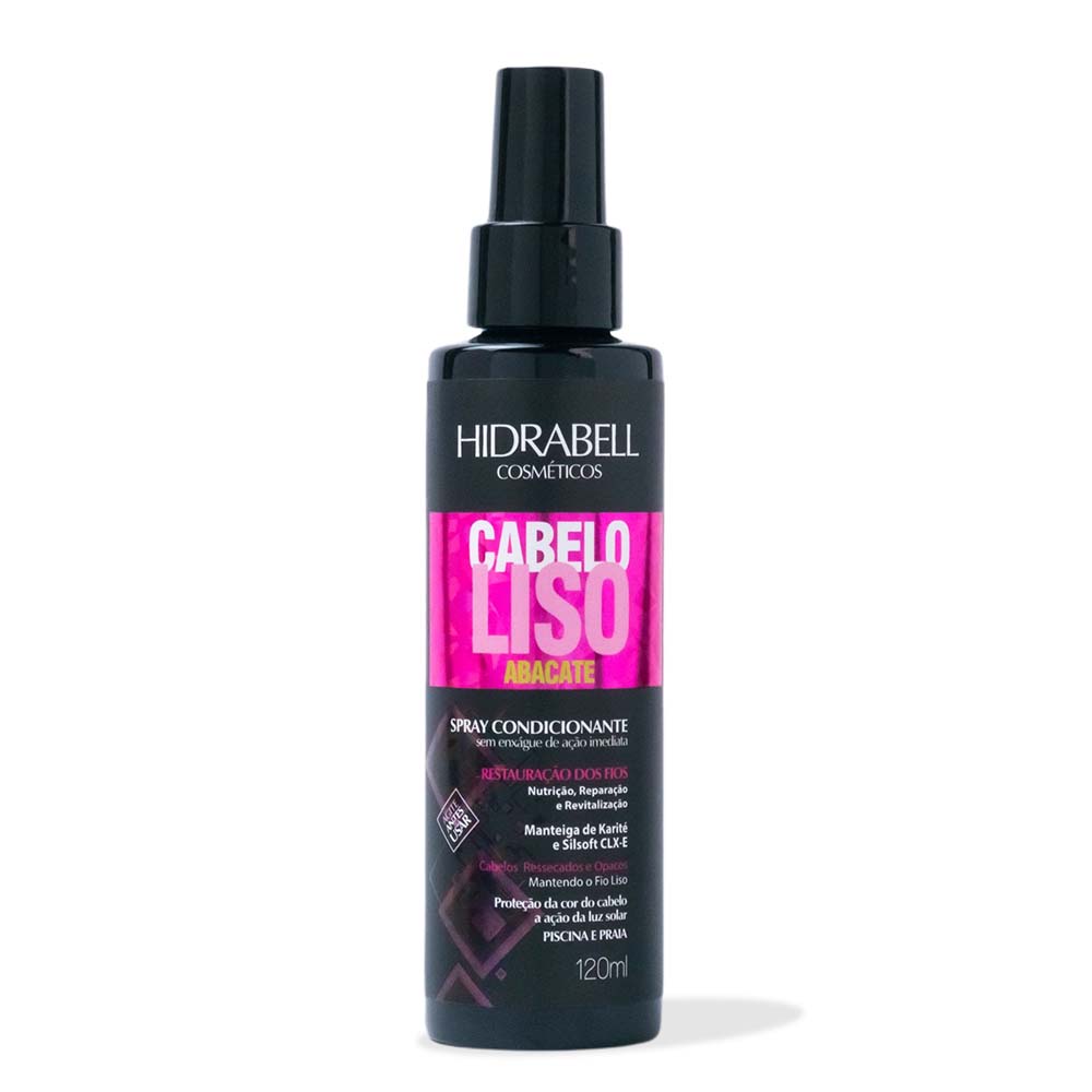 SPRAY CABELO LISO ABACATE 120ML - HIDRABELL