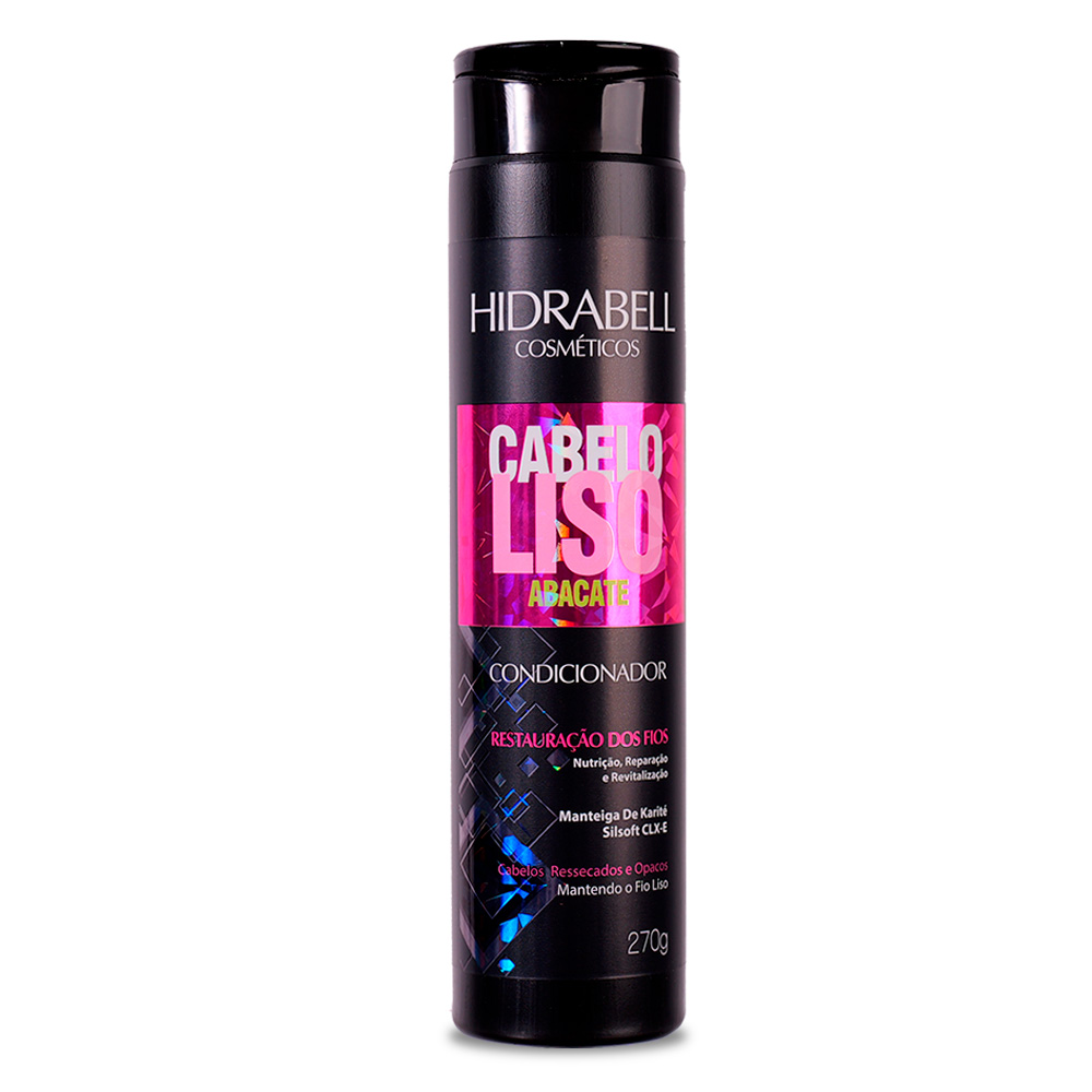 COND CABELO LISO ABACATE  PLUS 270G - HIDRABELL