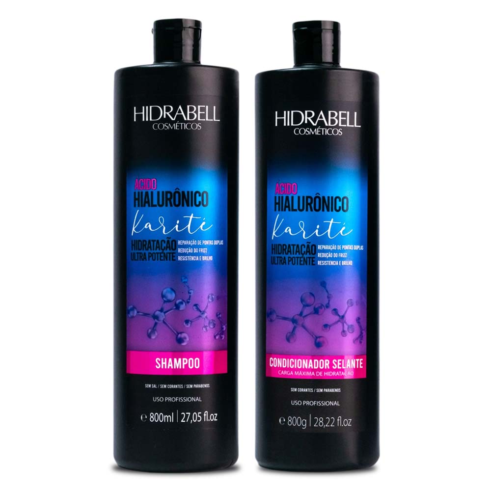 KIT SH/COND ACIDO HIALURONICO 800ML - HIDRABELL