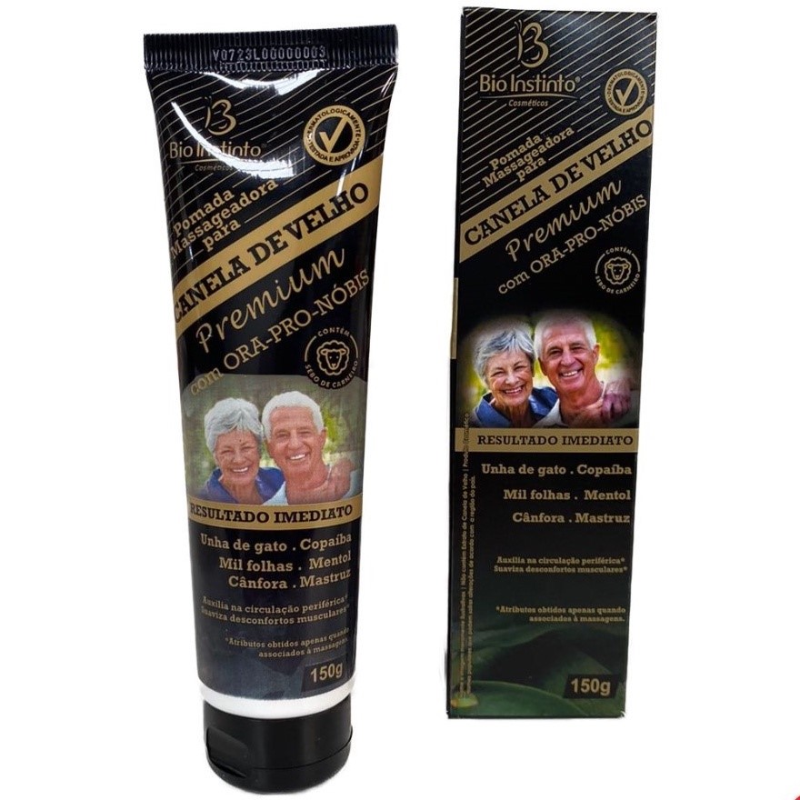 POMADA CANELA DE VELHO PREMIUM BISN 150G BIO INSTINTO