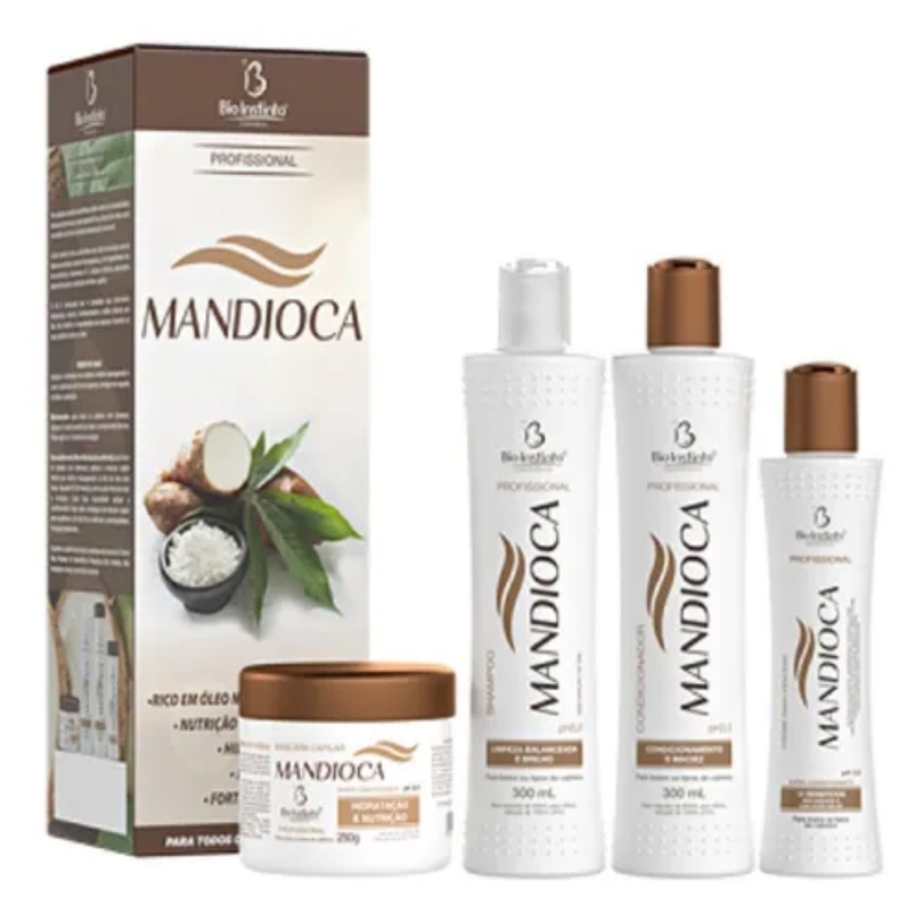 KIT CAPILAR MANDIOCA BIO INSTINTO