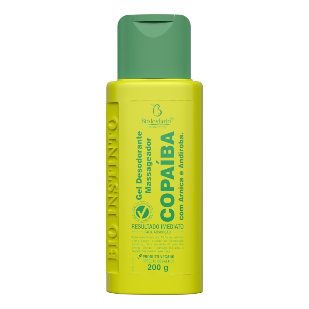 GEL COPAIBA COM ARNICA E ANDIROBA 200G BIO INSTINTO
