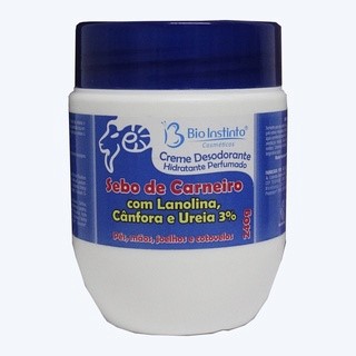SEBO DE CARNEIRO COM LANOLINA POTE 240G BIO INSTINTO