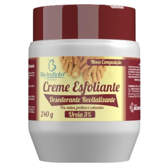 CREME ESFOLIANTE REVITALIZANTE POTE 240G BIO INSTINTO