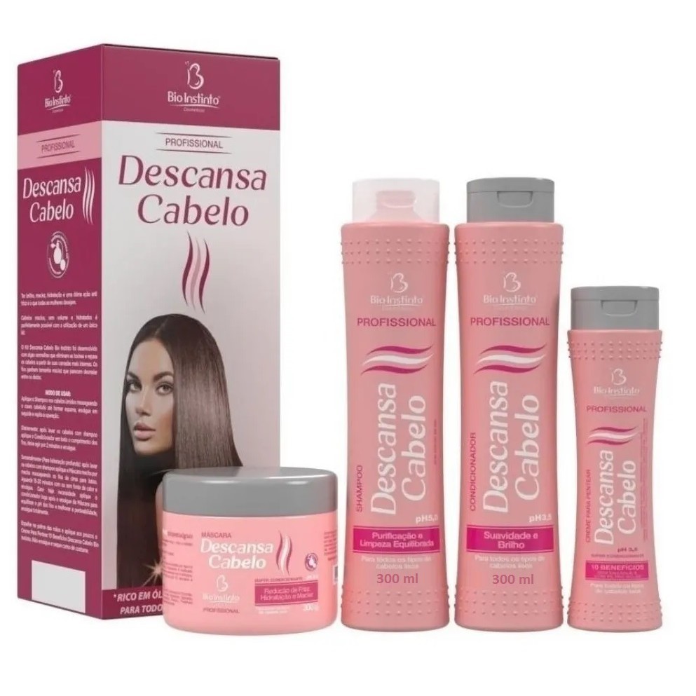 KIT CAPILAR DESCANSA CABELO BIO INSTINTO