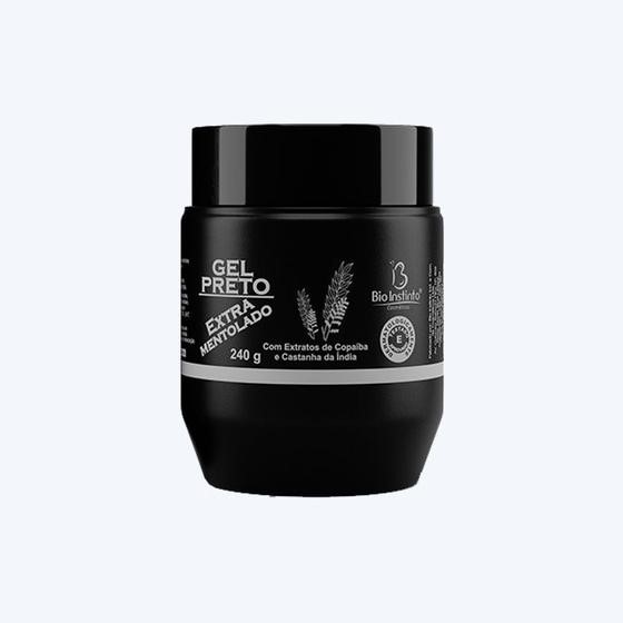 GEL PRETO EXTRA MENTOLADO 240G BIO INSTINTO
