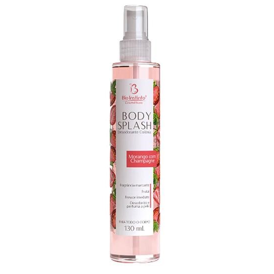 BODY SPLASH MORANGO COM CHAMPAGNE 130 ML BIO INSTINTO