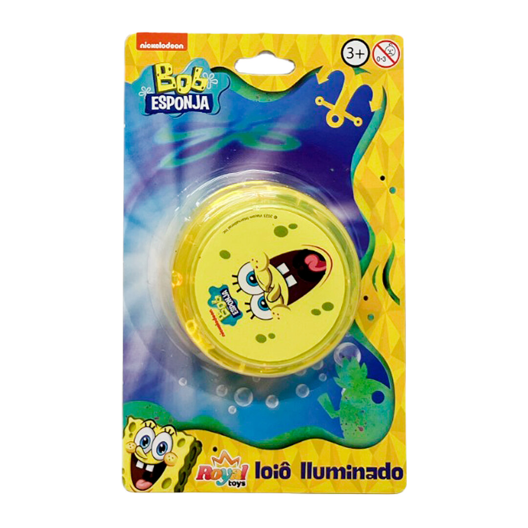 IOIO ILUMINADO BOB ESPONJA 1025  PADRAO C/6 -ROYAL