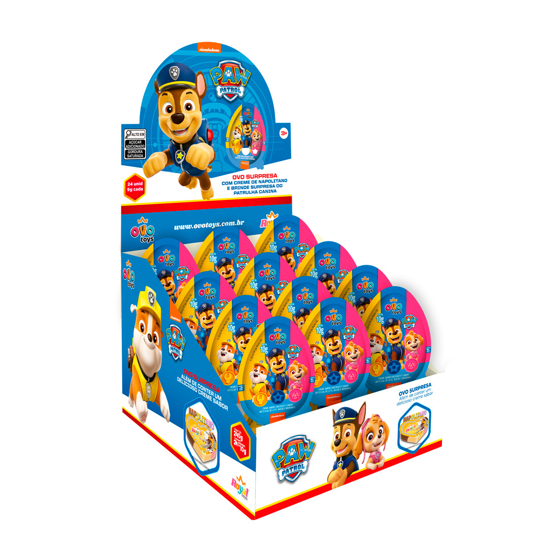 OVO TOYS PATRULHA CANINA 444 DISPLAY C/12 - ROYAL