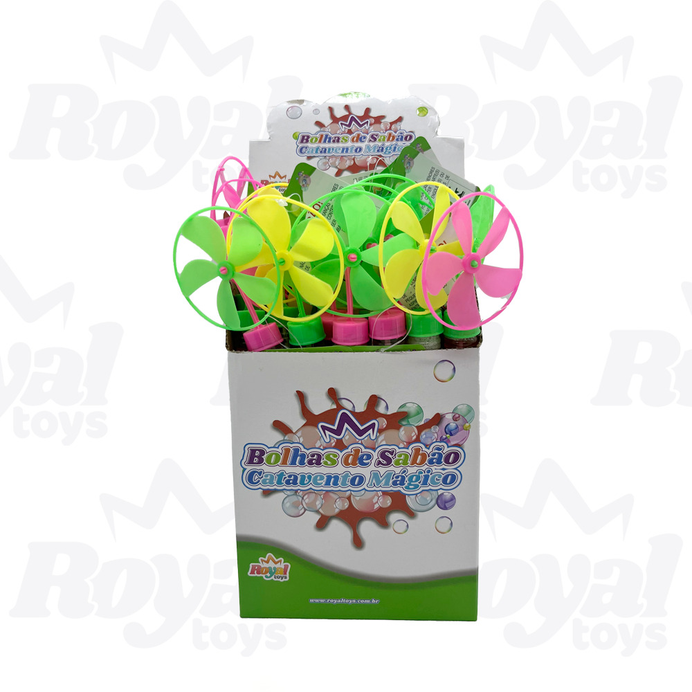 BOLHAS DE SABAO CATAVENTO MAGICO 527 DISPLAY C/24 - ROYAL