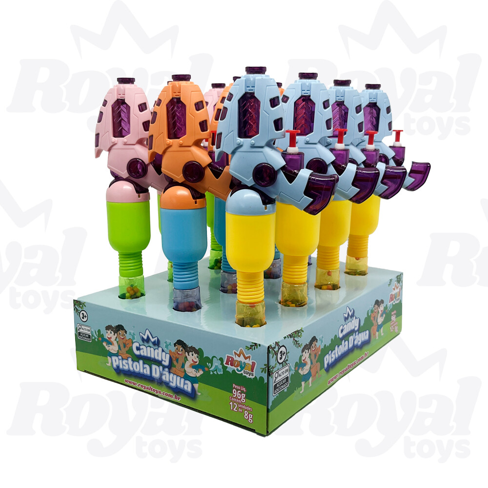 CANDY PISTOLA DE AGUA 907 DISPLAY C/12 - ROYAL