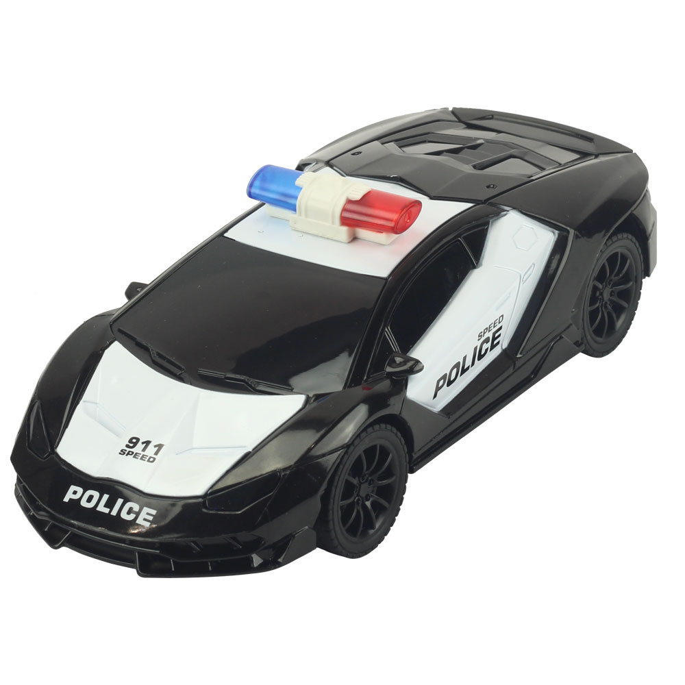 CARRO DE POLICIA COM CONTROLE REMOTO - R3455 - BBR TOYS