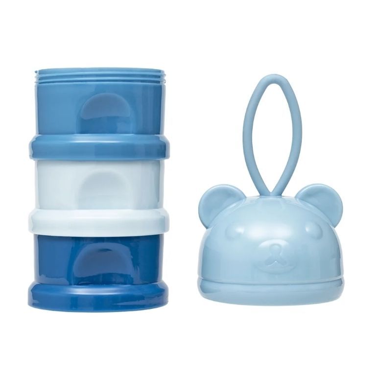 POTES EMPILHAVEIS PARA LEITE EM PO E SNACK AZUL 16235-BUBA