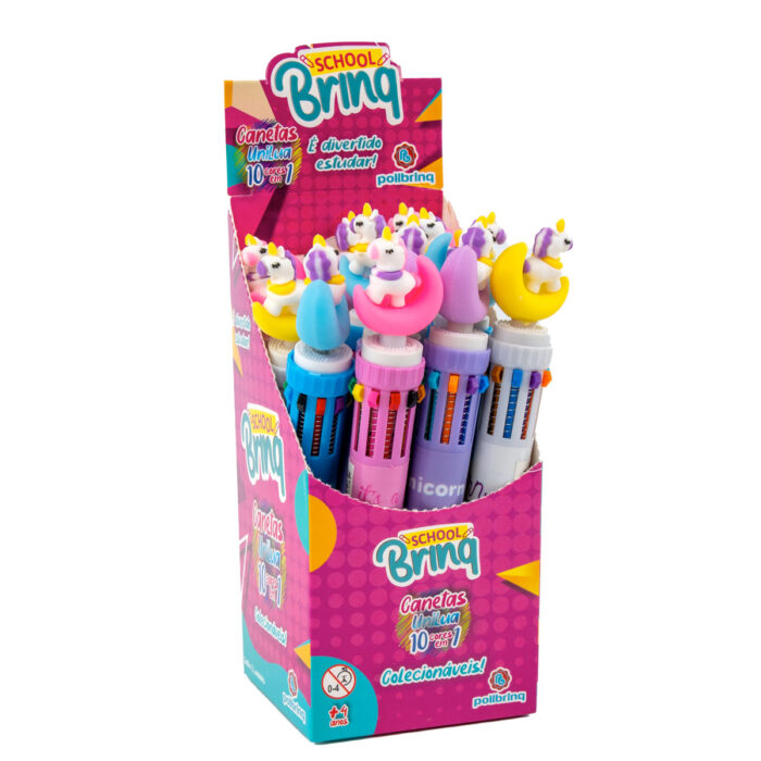 CANETA MULTILUA DISPLAY C/12-SB05-POLIBRINQ