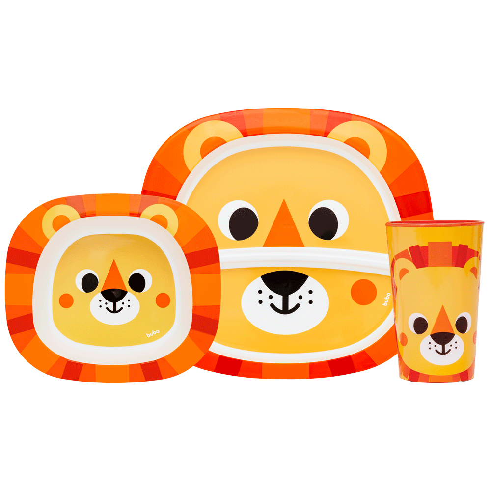 KIT REFEICAO BUBA ZOO LEAO 16304 - BUBA