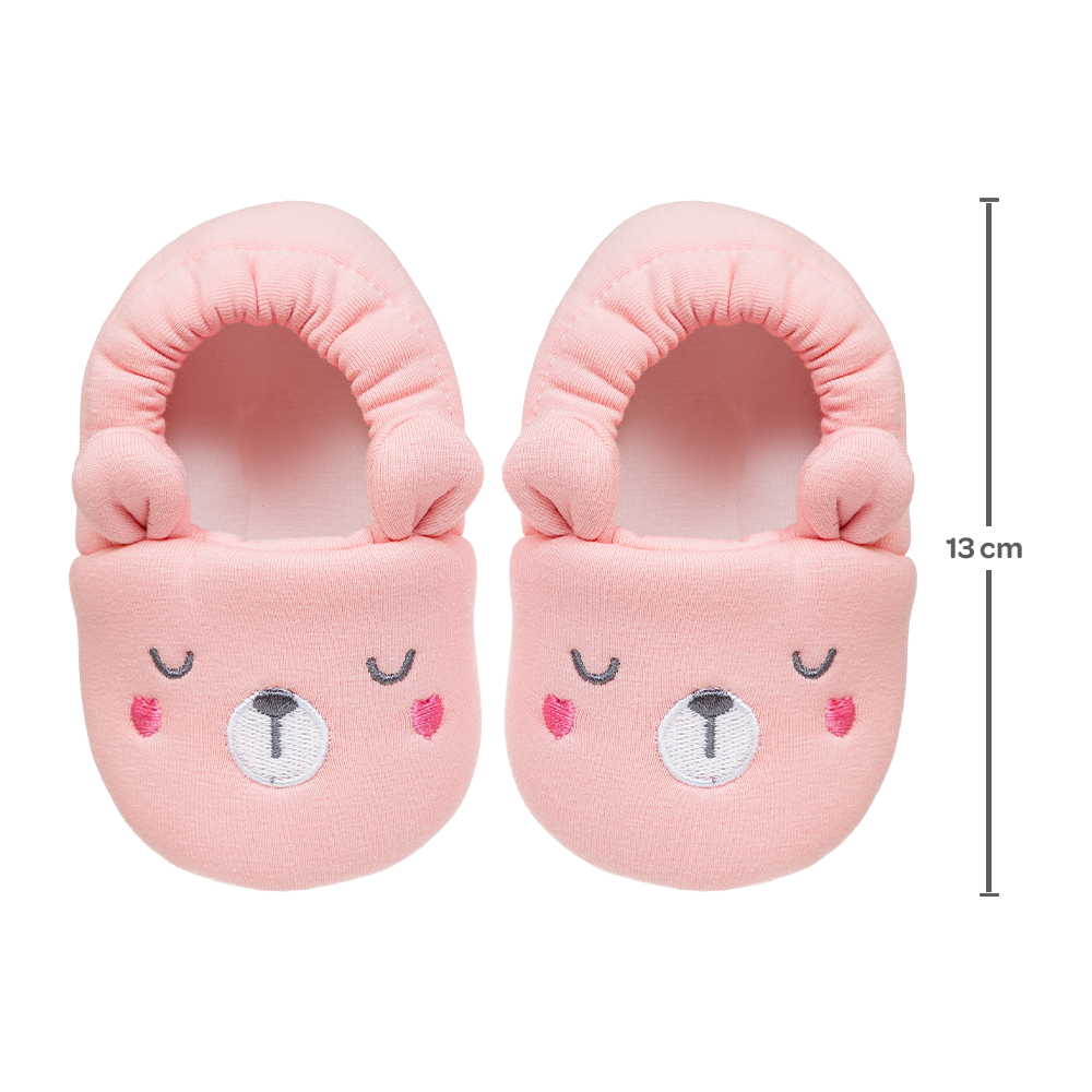 PANTUFA URSO ROSA - 12 A 18 MESES 17015 - BUBA