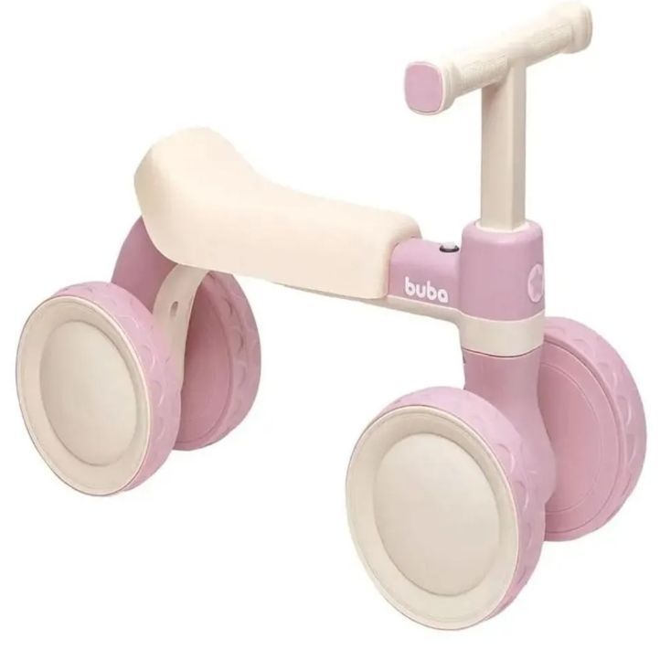 BICICLETA DE EQUILIBRIO COM SOM ROSA 18824 -BUBA