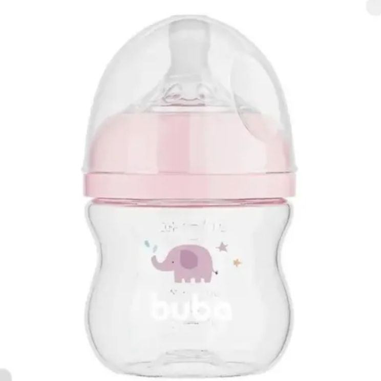 MAMADEIRA EASY FLOW ELEFANTE ROSA 120ML -17249 - BUBA