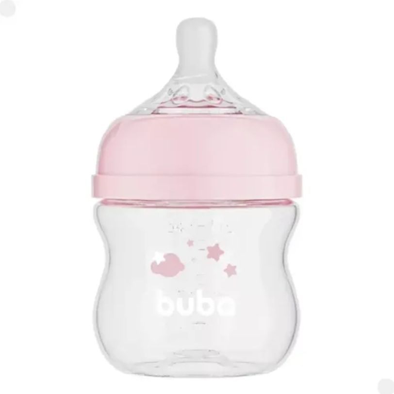 MAMADEIRA EASY FLOW NUVEM ROSA 120ML - 17255 - BUBA