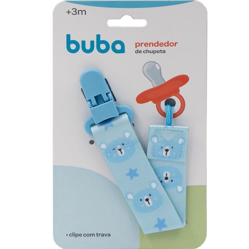 PRENDEDOR DE CHUPETA URSINHO AZUL - 14495 - BUBA