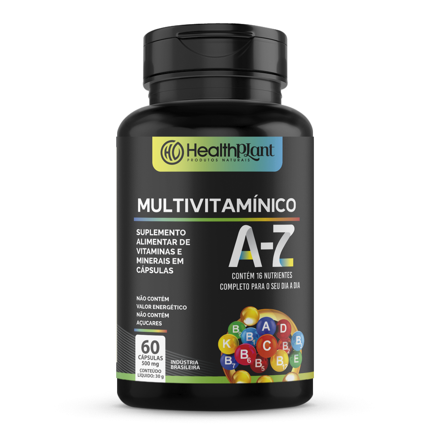 MULTIVITAMINICO AZ - 60 CAPS - HEALTHPLANT