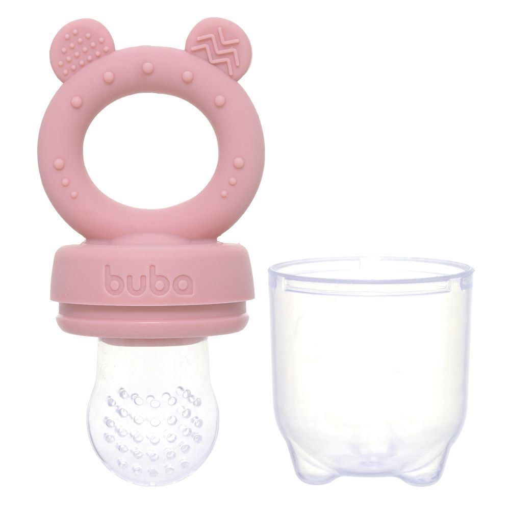 PORTA-FRUTINHAS EM SILICONE URSINHO ROSA 18853 - BUBA