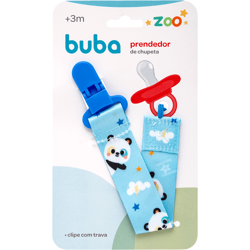 PRENDEDOR DE CHUPETA BUBA ZOO PANDA 18818 - BUBA