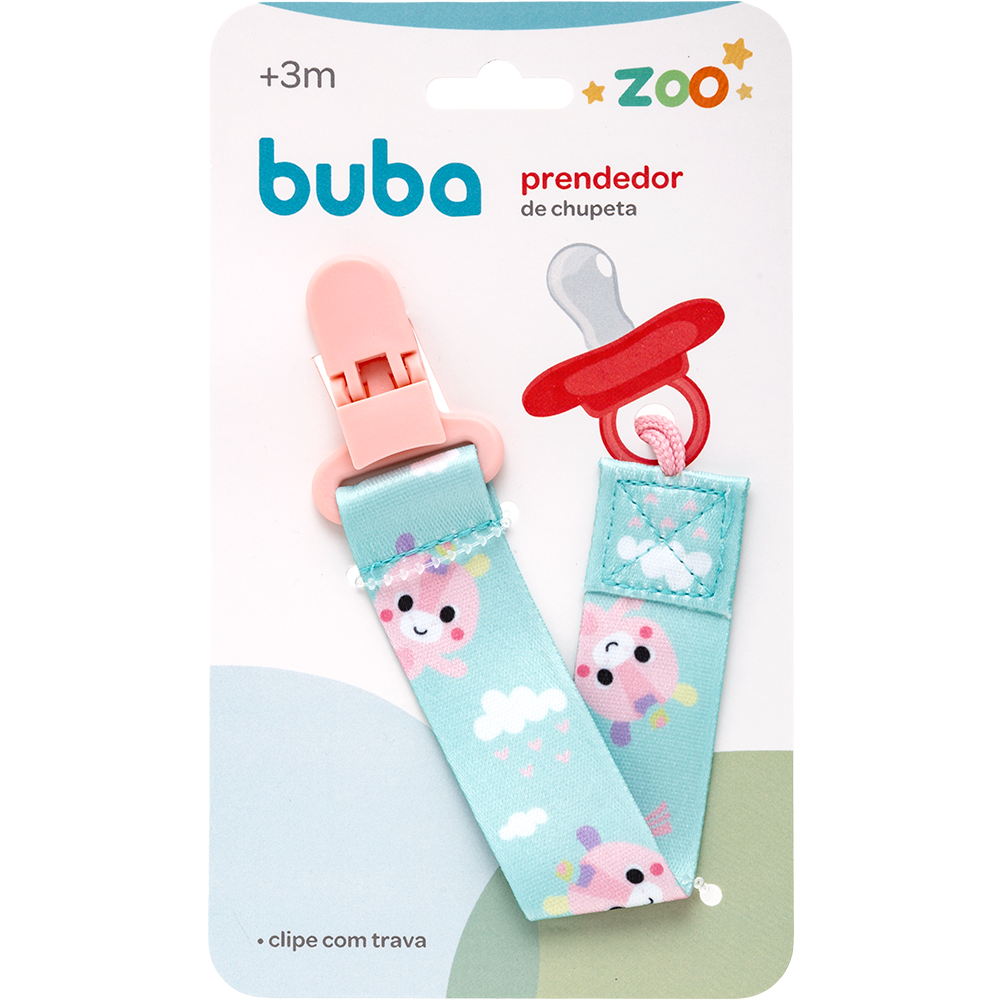 PRENDEDOR DE CHUPETA BUBA ZOO UNICORNIO 18819 - BUBA