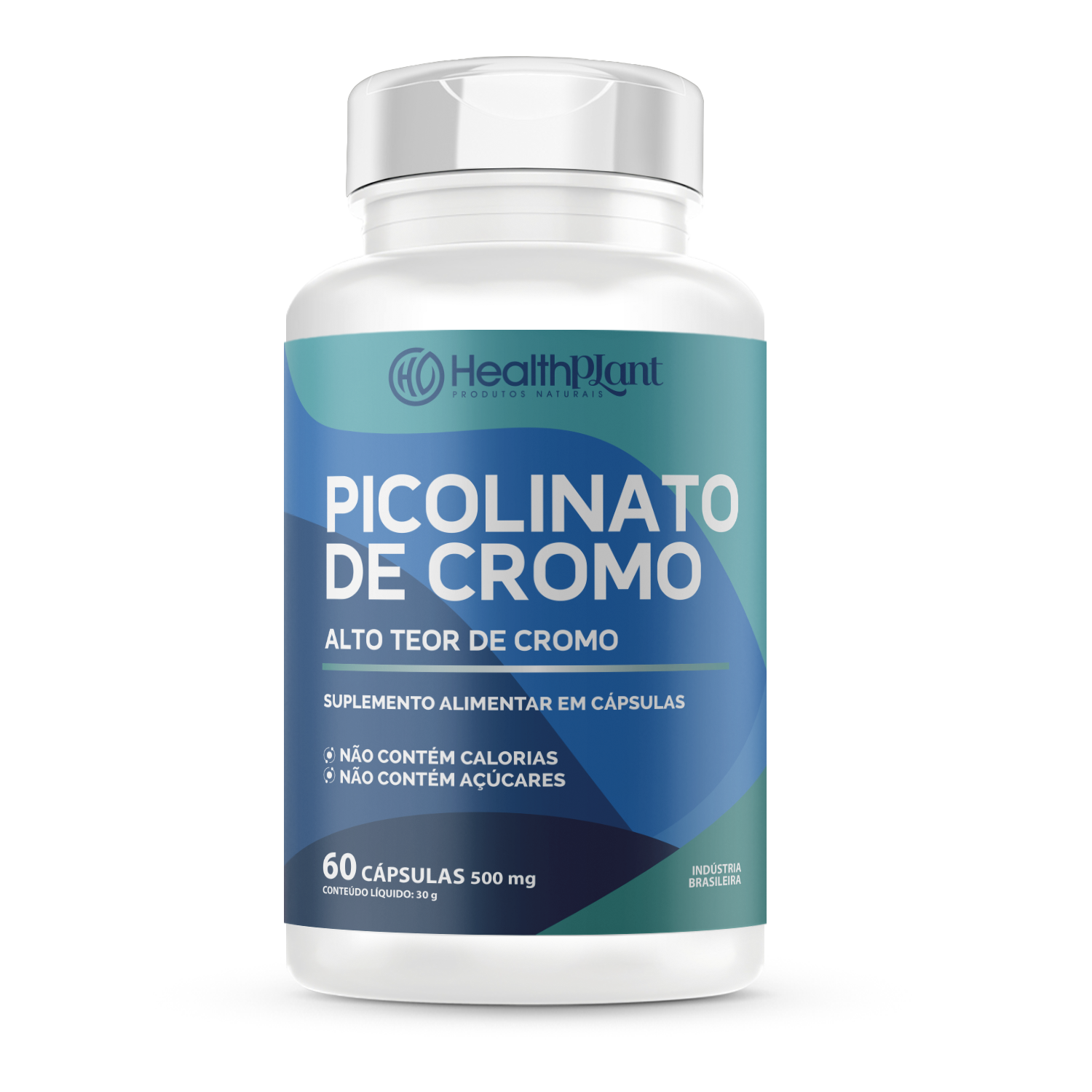 PICOLINATO DE CROMO 60 CAPS - HEALTHPLANT