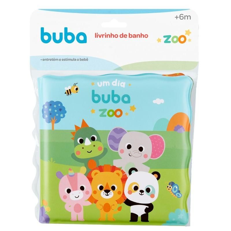 LIVRINHO DE BANHO BUBA ZOO - 20560 - BUBA