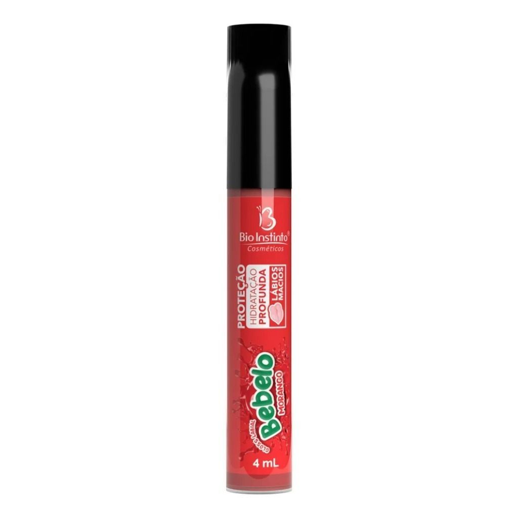 GLOSS LABIAL BEBELO MORANGO 4 ML BIO INSTINTO