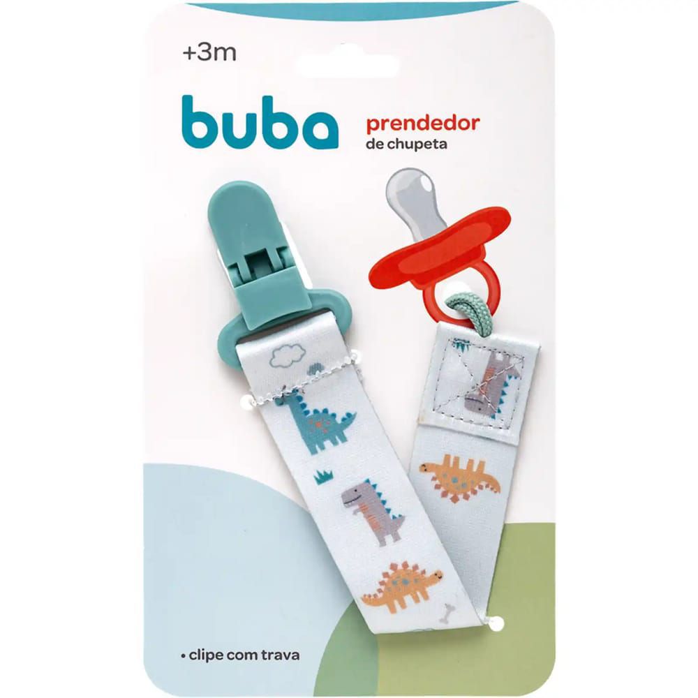PRENDEDOR DE CHUPETA MAGIC DINO 18821 - BUBA