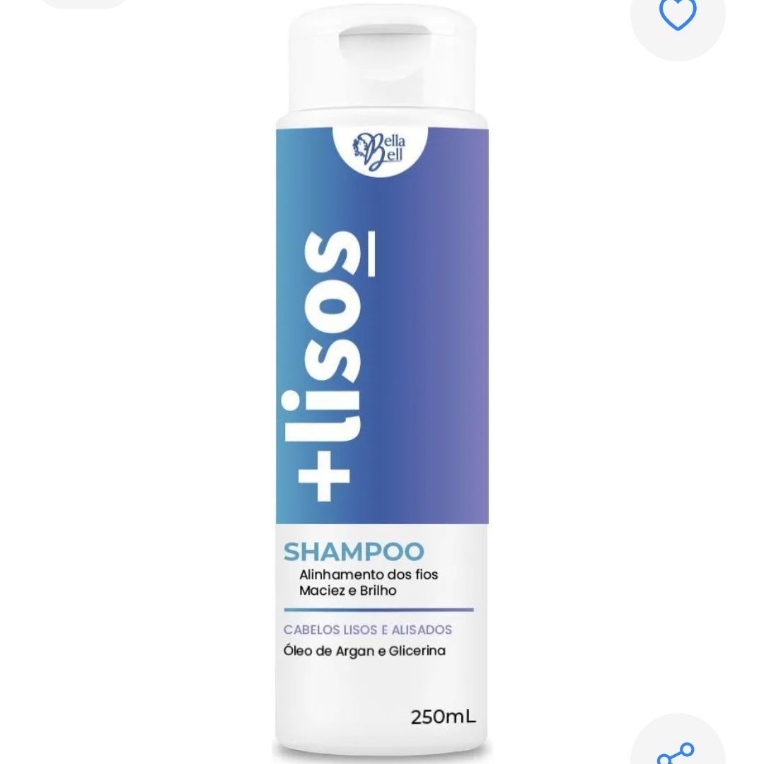SHAMPOO BELLA BELL  LISOS 250ML - HIDRABELL
