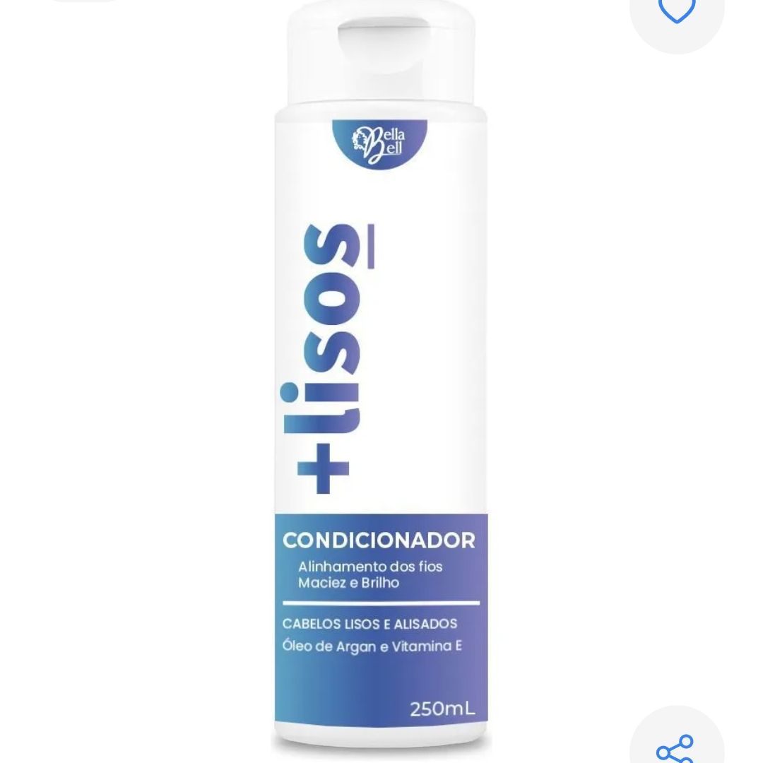 CONDICIONADOR BELLA BELL  LISOS 250ML - HIDRABELL