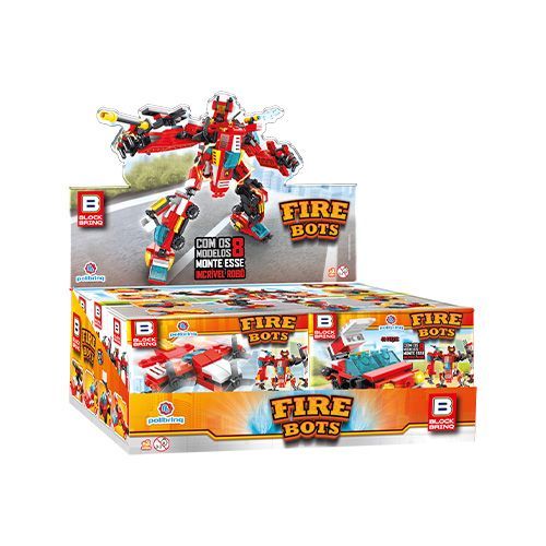 FIRE BOTS DISPLAY C/ 8-BM038-POLIBRINQ