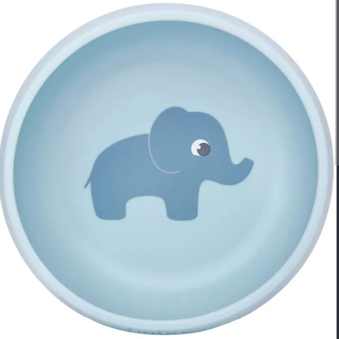 BOWL EM SILICONE COM VENTOSA AZUL 20893 - BUBA