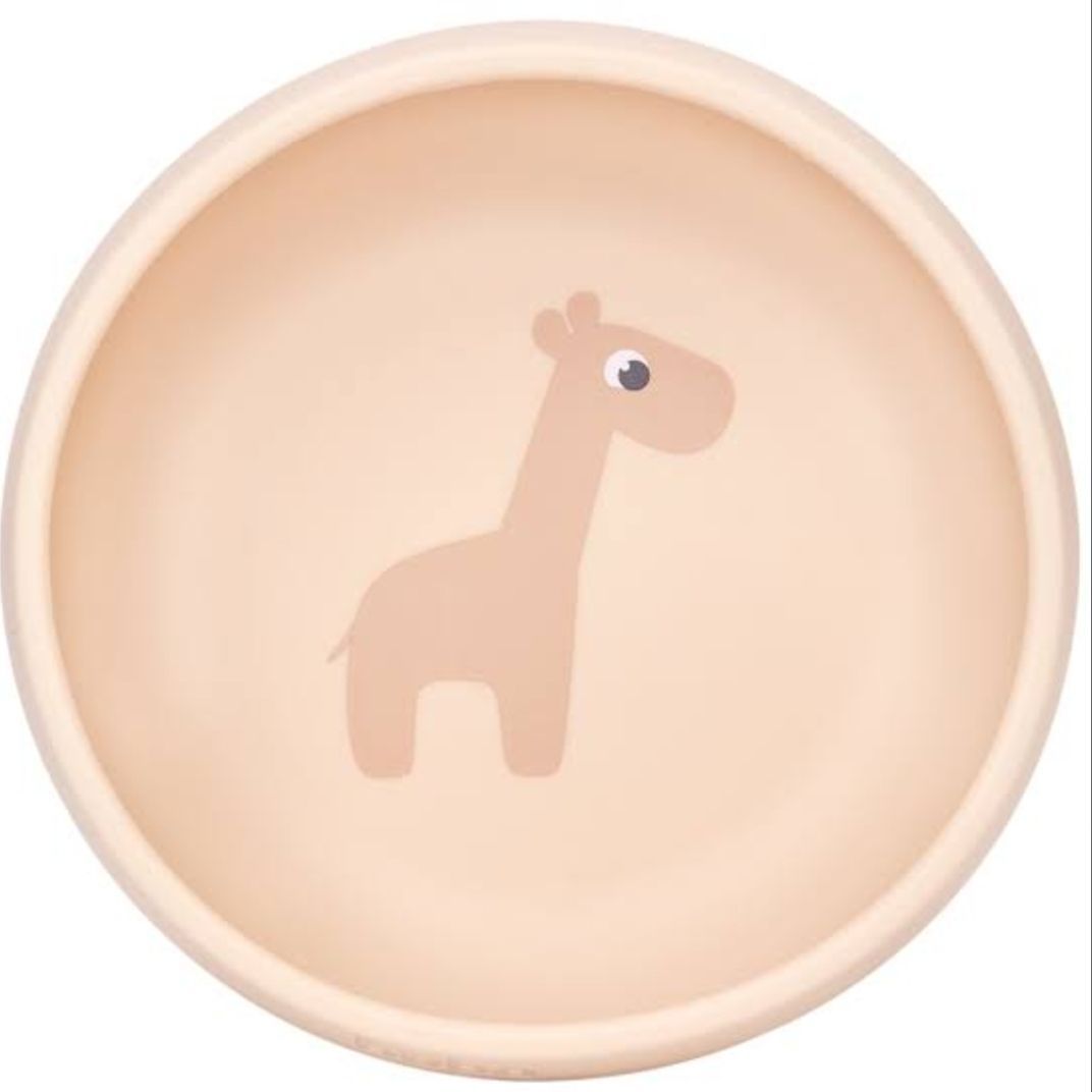 BOWL EM SILICONE COM VENTOSA BEGE 20896 - BUBA
