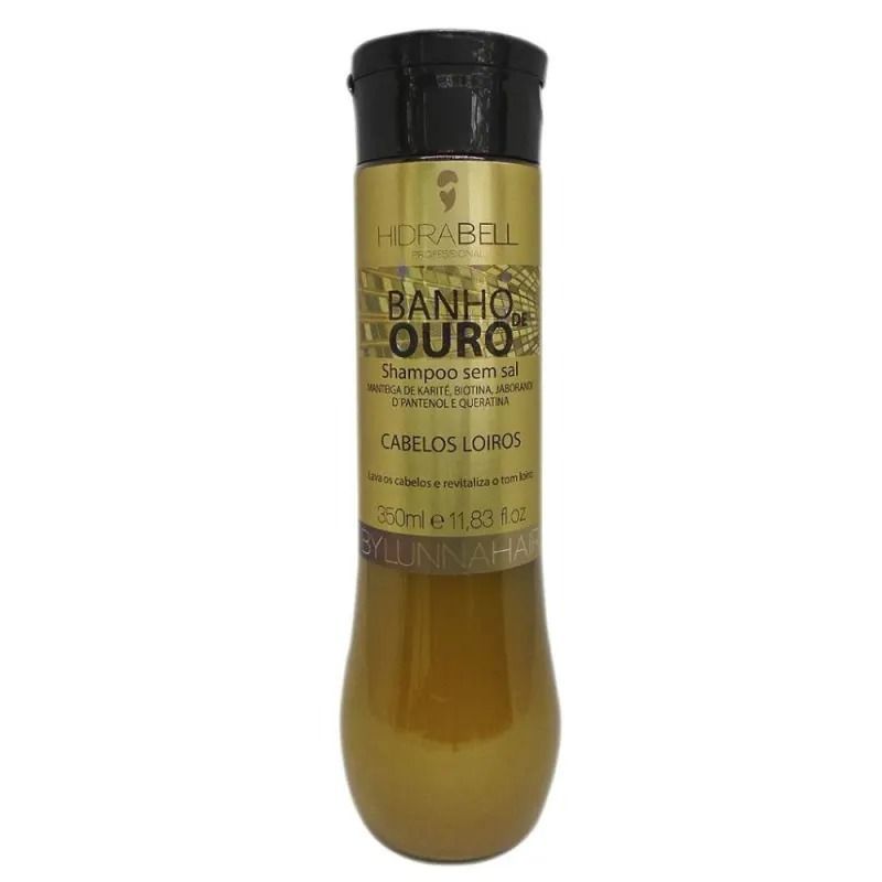 SH BANHO DE OURO 350ML BYLUNNA - HIDRABELL