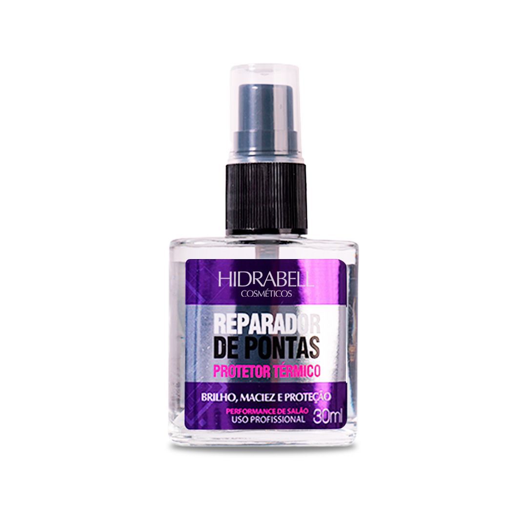 REP DE PONTAS PROTETOR TERMICO INCOLOR PLUS 30ML - HIDRABELL