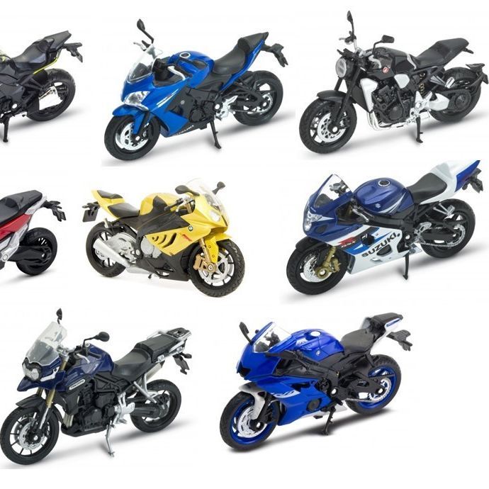 MOTO CYCLE 1/18 SORTIMENTO 3 - CALIFORNIA