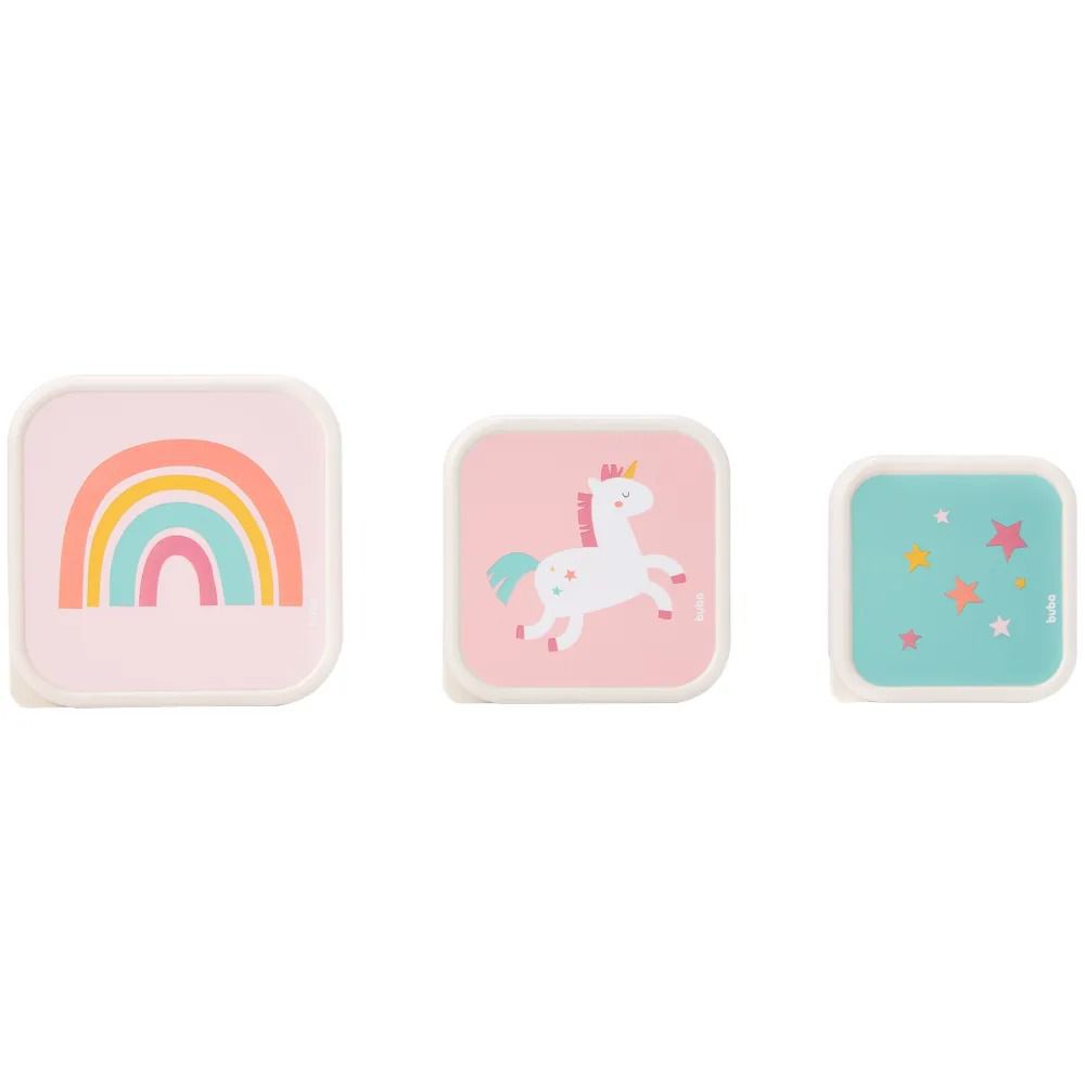 KIT 3 POTINHOS MAGIC UNICORNIO - 21059 - BUBA