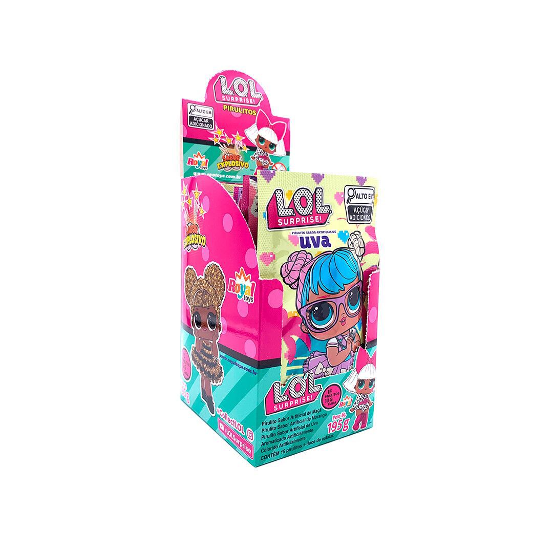 PIRULITO LOL SURPRISE 490 DISPLAY C/15 - ROYAL