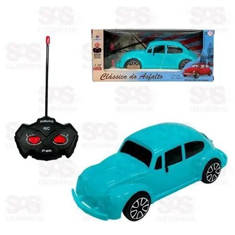 CARRINHO DE CONTROLE REMOTO - FUSCA CAR837 - POLIBRINQ