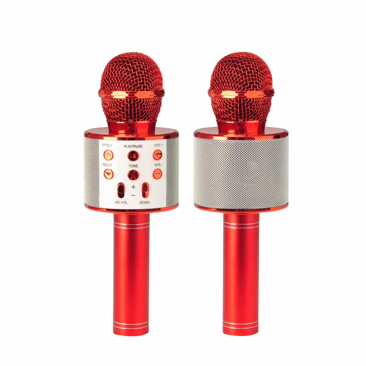 MICROFONE BLUETOOTH - VERMELHO -MTMS-RED - CKS IMPORTAÇAO