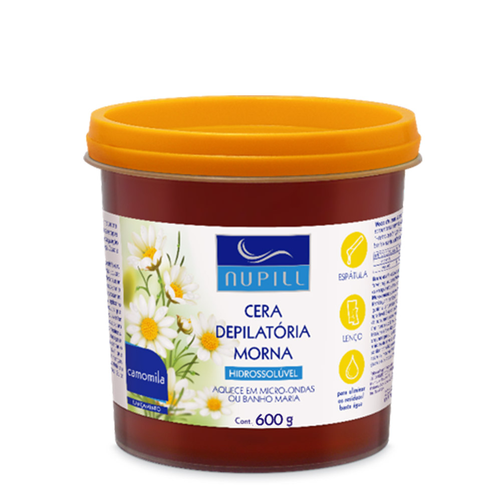 CERA DEPILATORIA MORNA CAMOMILA 600G - NUPILL