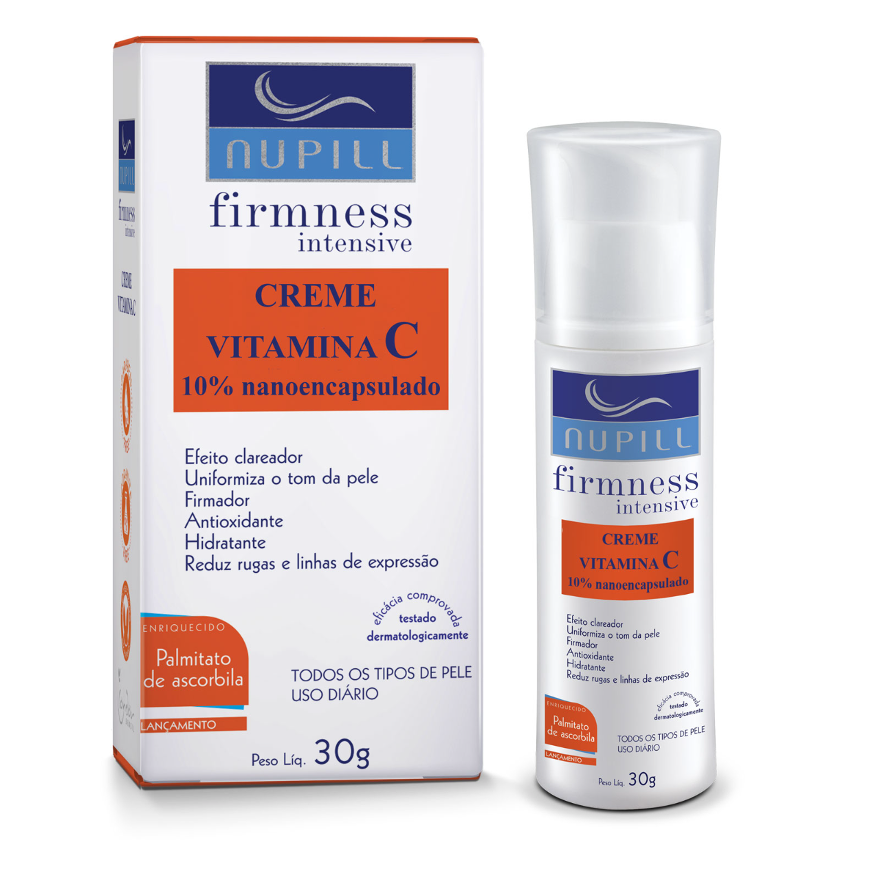 CREME FACIAL VIT. C 30G - NUPILL